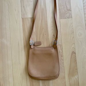 Brown Leather Coach Crossbody Purse
